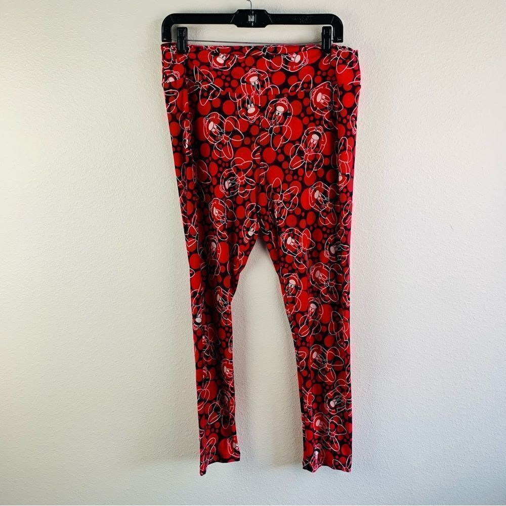 Lularoe Tall and Curvy Minnie Mouse Leggings